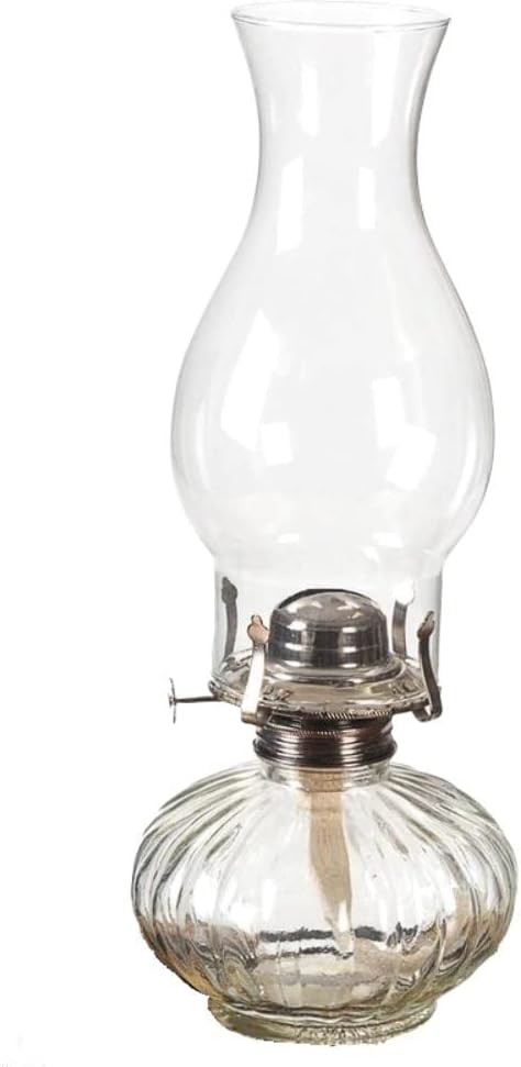 Lamplight Vintage Indoor Oil Lamp, Hurricane Lamp, Emergency Kit, Paraffin Oil Rain Lamp, Ellise Oil Lamp, 1 Count