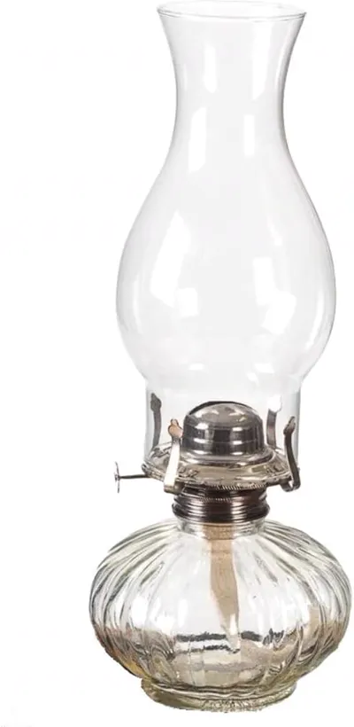 Lamplight Vintage Indoor Oil Lamp, Hurricane Lamp, Emergency Kit, Paraffin Oil Rain Lamp, Ellise Oil Lamp, 1 Count