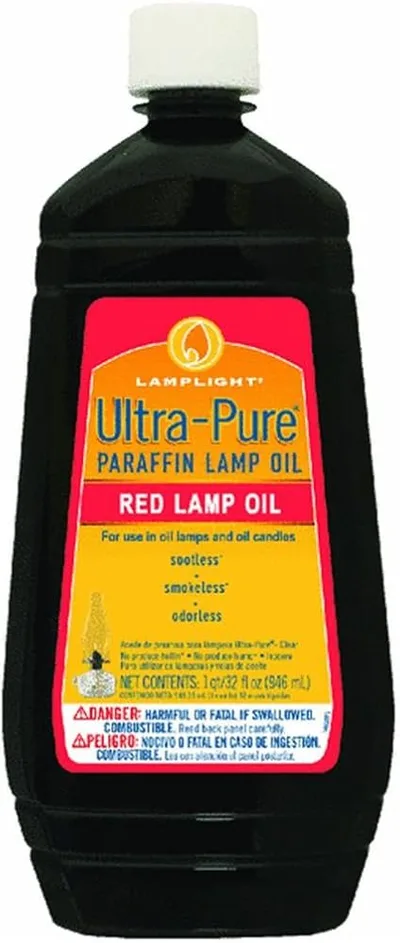 Ultra-Pure Lamp Oil, Red
